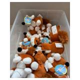 Plush in a Rush Brown Fox Plush Stuffed Animal Lot of 16 Tagged