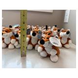 Plush in a Rush Brown Fox Plush Stuffed Animal Lot of 16 Tagged