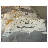 Twenty One Tiny Twinkle Roll-Up Silicone Bib Lot Gray Animal Print New Sealed