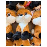 Plush n Rush Fox Plush Stuffed Animal Lot of 20 Tagged Orange White