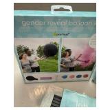 Pearhead Baby Keepsake Lot Letterboard Set & Gender Reveal Balloon Kit