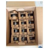 Benshot 15 Oz Stemless Wine Glasses Bullet Design Lot of 24 New in Box