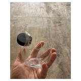 Benshot 15 Oz Stemless Wine Glasses Bullet Design Lot of 24 New in Box