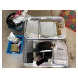 Office Supply Lot w/ Brother QL-1110NWB Label Printer & Mailers