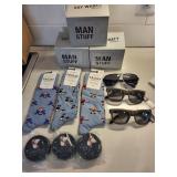 MAN STUFF Mugs, FRIDAY SOCK CO. Socks & Sunglasses - Mixed
