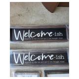 Assorted Wall Decor Signs - Welcome-Ish & Family Quotes Card-Themed Decor