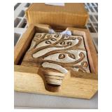 8 sets of Tree Design Coasters - Made in India