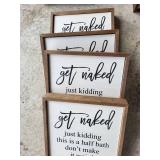 Framed Typography Signs bulk