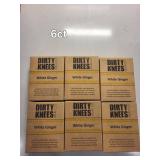 Dirty Knees Soap Co. White Ginger Soap Bar - Handcrafted 4.2 oz 6ct