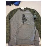 VELA Apparel Camouflage Raglan Sweatshirts (Lot of 12)