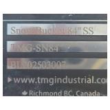 TMG SN84 Snow Bucket 84-Inch for Skid Steer Loaders