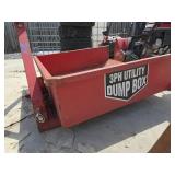 3 Pt Hitch Utility Dump Box - Heavy-Duty Steel Dump Bed