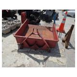 3 Pt Hitch Utility Dump Box - Heavy-Duty Steel Dump Bed