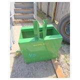 John Deere iMatch 3-Point Quick Hitch rock bucket