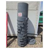 Rubbermaid Brute Stackable Trash Cans  - 10