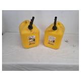 Two 5-Gallon Diesel Fuel Containers