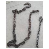 Assorted Rigging Chains, Hooks & Shackles - Heavy Duty Industrial Hardware
