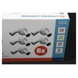 Lithonia Lighting Floodlight Kit (6 Lights) - 120V Aluminum Housing, LED Compatible