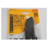 ToughBuilt Reload Utility Knife & 2 Blade Magazines (Includes 10 Blades)