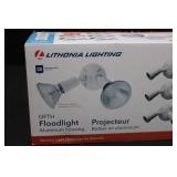 Lithonia Lighting Floodlight Projector Kit - 6x Floodlights, Aluminum Housing, 120V LED Compatible