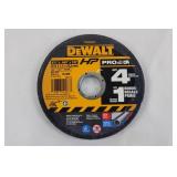 DeWalt HP PRO 5 4-1/2 in x .045 in x 7/8 in Type 1 A60TBF Cutoff Discs (Lot of 6)