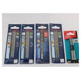 Bosch Titanium Nitride Drill Bits TI2140 TI2141 TI2142 TI2143 (2x LIFE) & Makita 3-Inch Square Power