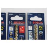 Bosch Titanium Nitride Drill Bits TI2140 TI2141 TI2142 TI2143 (2x LIFE) & Makita 3-Inch Square Power