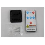 Solar Powered LED Flood Light with Remote Control and Detachable Solar Panel