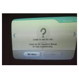 Nintendo Wii Console Bundle (White) with Remote, Nunchuk, Sensor Bar, AV Cables and Power Supply (very warn down, does  not read disc)