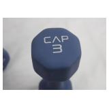 CAP Barbell Dumbbell, Thigh Toner & Series-8 Fitness 3-pk Mini Resistance Bands (Lot of 3)