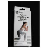 CAP Barbell Dumbbell, Thigh Toner & Series-8 Fitness 3-pk Mini Resistance Bands (Lot of 3)