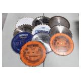 Hitachi, IRWIN Marples, Avanti Pro & CMT Tools Assorted 10 Inch Circular Saw Blades (Lot of 10)