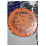 Hitachi, IRWIN Marples, Avanti Pro & CMT Tools Assorted 10 Inch Circular Saw Blades (Lot of 10)