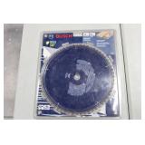 Bosch DC1280 12-Inch 80-Tooth Edge Extreme Carbide General-Purpose Circular Saw Blade, Rust, used