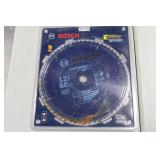 Bosch 12-In Circular Saw Blade - 60-Tooth Carbide for Fine Finishing. Rust, Used