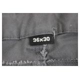 Milwaukee 701G-3630 Heavy Duty Flex Work Pants - Regular Fit, Gray, 36x30