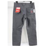 Milwaukee 701G-3630 Heavy Duty Flex Work Pants - Regular Fit, Gray, 36x30