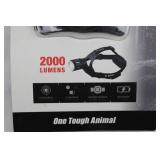Bobcat Aluminum LED Headlamp - 2000 Lumens, Rechargeable