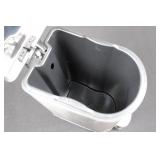 OGGI Stainless Steel Pedal Trash Can with Black Lid