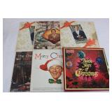 Perry Como Christmas LPs & Assorted Vintage Holiday Vinyl Records (Lot of 6)