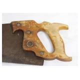 Two Vintage Handsaws with Wooden Handles - Made in USA