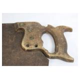 Two Vintage Hand Saws with Wooden Handles (Lot of 2)