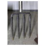 Bronco Brand Garden Tools Lot - Shovel, Spade, Forks & Long-Handled Tools