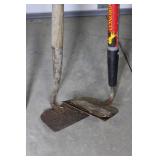 Bronco Brand Garden Tools Lot - Shovel, Spade, Forks & Long-Handled Tools