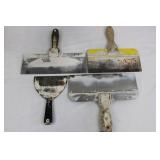 Stanley Masonry Trowel & Assorted Finishing Trowels - Rusty, Used