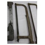 Lenox Hackmaster Hacksaw Frames - Assorted Vintage Metal Frame Saws