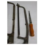 Lenox Hackmaster Hacksaw Frames - Assorted Vintage Metal Frame Saws