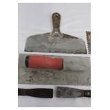 Marshalltown Notched Tile Trowel & Red Devil Plastering Tools