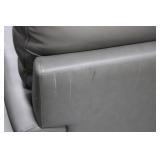 Leather Sofa Set With 2 Matching Armchairs - 3 Seat Sofa