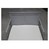 Toddler Bed with Guard Rails - Fits Standard Crib Mattress